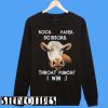 Cow Lovers Throat Punch I Win Sweatshirt