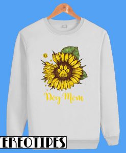 Dog Mom Flower Sweatshirt