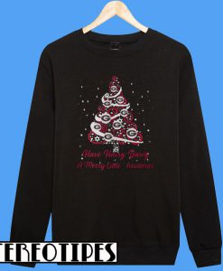 Georgia Bulldogs Have Hairy Dawg A Merry Little Christmas Tree Sweatshirt