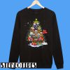 Horror Characters Chibi Christmas Tree Sweatshirt