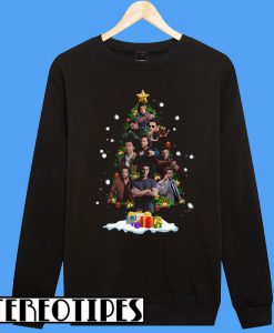 Jensen Ross Ackles Christmas Tree Sweatshirt
