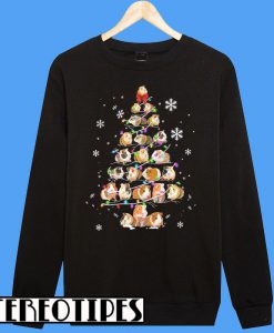 Mouse Christmas Tree Snow Sweatshirt