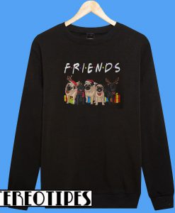 Pugs Friends Christmas Sweatshirt