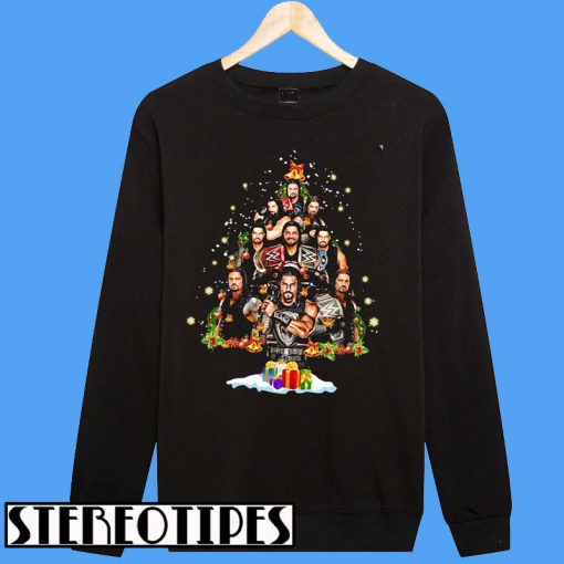 Roman Reigns Christmas Tree Sweatshirt