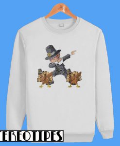 Thanksgiving Dabbing Boy Turkey Sweatshirt