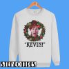 Top Christmas Wreath Home Alone Kevin Scream Sweatshirt