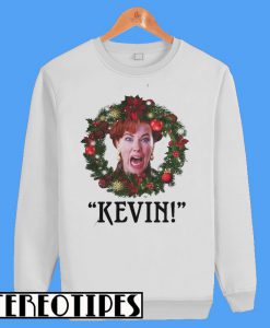 Top Christmas Wreath Home Alone Kevin Scream Sweatshirt