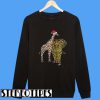 Adorable Gift For Christmas Eve Elephant Giraffe Sweatshirt