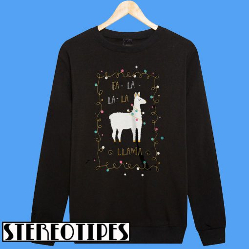 Christmas Fa-la la-la Llama Sweatshirt