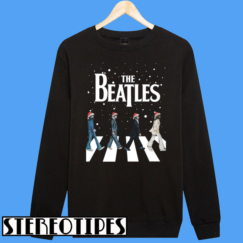 Christmas The Beatles Abbey Road Sweatshirt - stereotipes