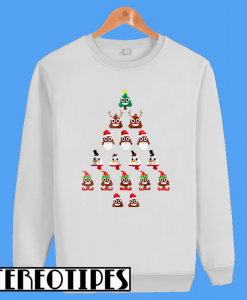 Christmas Tree Poop Emoji Sweatshirt