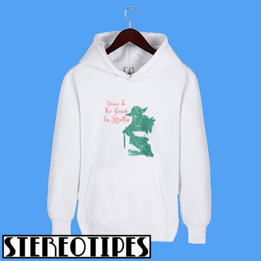 Down to the Beach I'm Strollin' Classic Hoodie