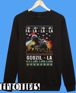 Fa-la-la-la Godzilla ugly Christmas Sweatshirt