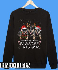 Heeler Pawsome Christmas Dog Sweatshirt