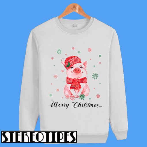 Merry Christmas Piggy Sweatshirt