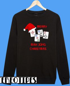 Merry Mah Jong Christmas Chinese Jewish Game Sweatshirt