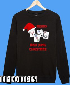 Merry mah jong Christmas Chinese Jewish Game Sweatshirt