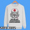 Nurse Skull Funny Sweatshirt