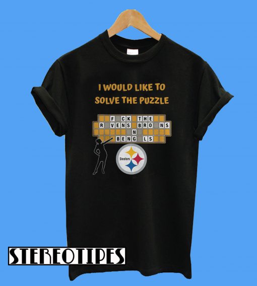 Pittsburgh Steelers I Would Like To Solve The Puzzle T-Shirt