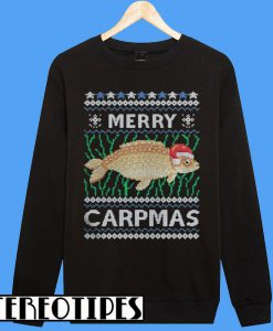 Santa Claus Carpmas Merry Carpmas Ugly Christmas Sweatshirt