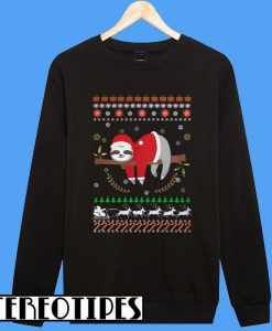 Sloth Ugly Christmas Holiday Sweatshirt