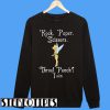 Tinker Bell Rock Paper Scissors Throat Punch I Win Sweatshirt