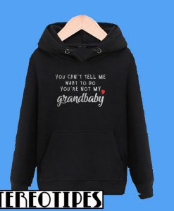 You Can't Tell Me What To Do You're Not My Grandbaby Hoodie