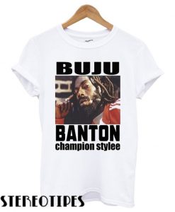 Buju Banton Champion Style T shirt