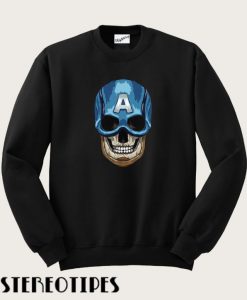 Captain america Scull Sweatshirt