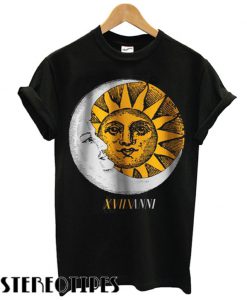 Cool Retro Vintage Astrology Illustration T shirt