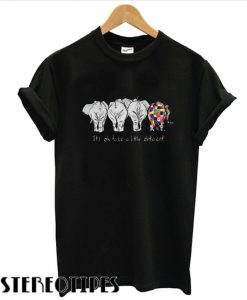 Elephant Its Ok To Be A Little Different T shirt