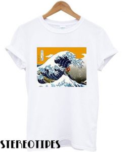 Great wave off kanagawa parody T shirt