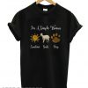 I’m A Simple Woman Love Sunshine Goats And Dog Shi Stylish T shirt