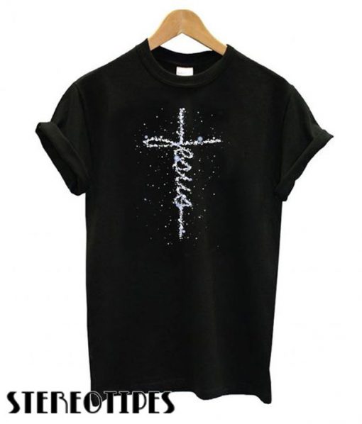 Jesus Cross Signature Galaxy T shirt