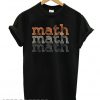 Math Repeat Retro T shirt
