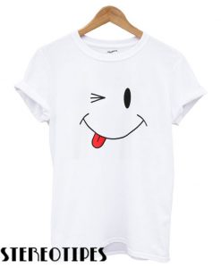 SheIn Smiley Face T shirt