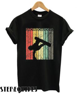 Snowboarding Retro T shirt