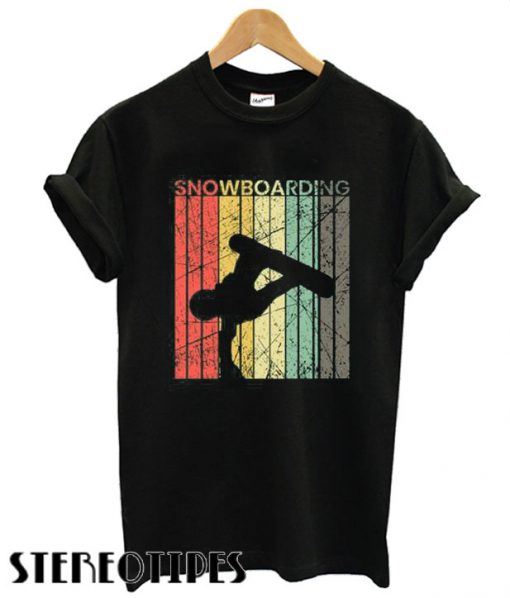 Snowboarding Retro T shirt