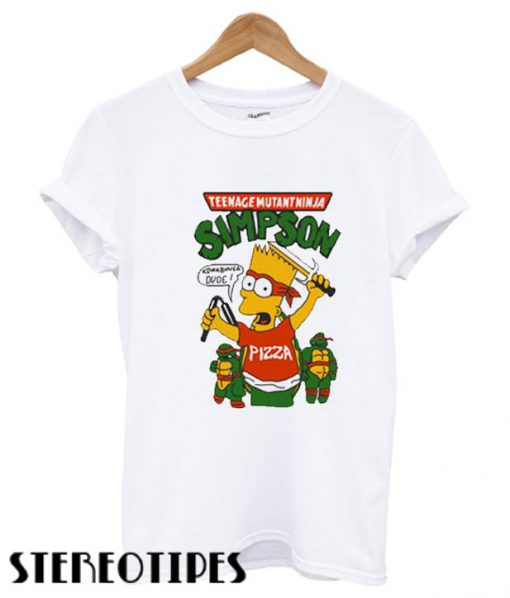 Teenage Mutant Ninja Simpson T shirt