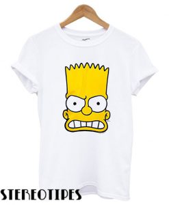 The Simpsons Bart Face T shirt