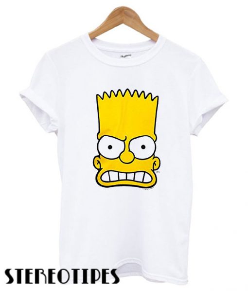 The Simpsons Bart Face T shirt - stereotipes