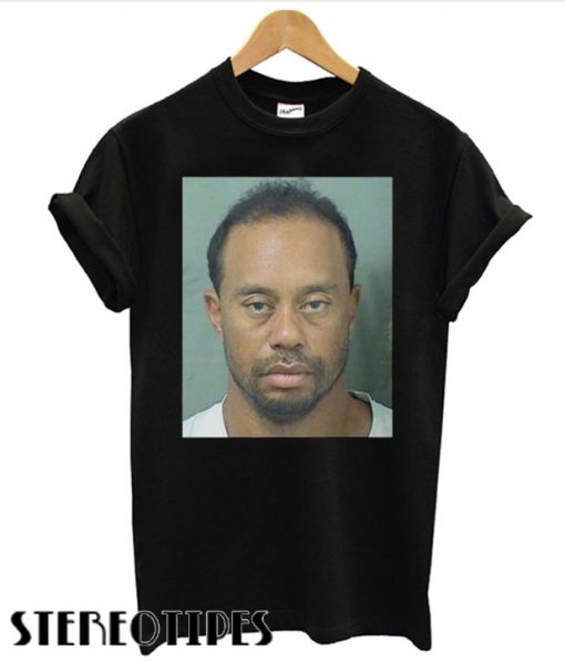 Tiger Woods Mugshot T shirt