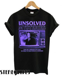 Unsolved Robert Stack T shirt