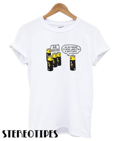 AA Battery T shirt