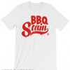 BBQ Stain On A White T shirt