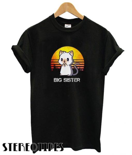 Big Sister Cat Best T shirt