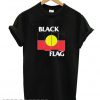 Black Flag X Aboriginal Flag T shirt