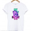 Eat sleep spin repeat T shirt