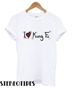 Kung Fu White Unisex T shirt