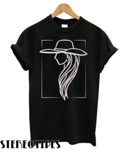 Lady Gaga Pink Hat illustration T shirt
